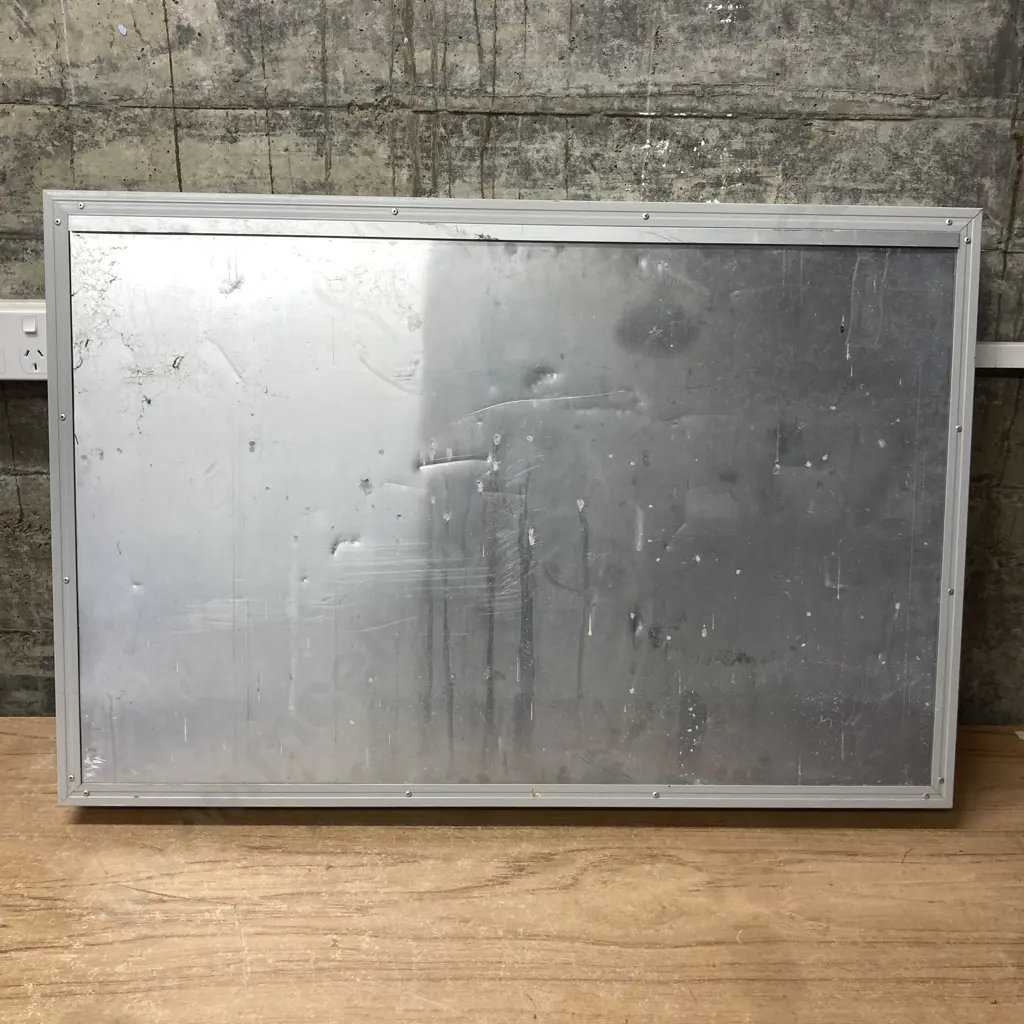 Wall Mount Glass Fronted Display Case / Notice Board, Hinged, Lockable (No Keys). H60 W90 D10cm Image 1++